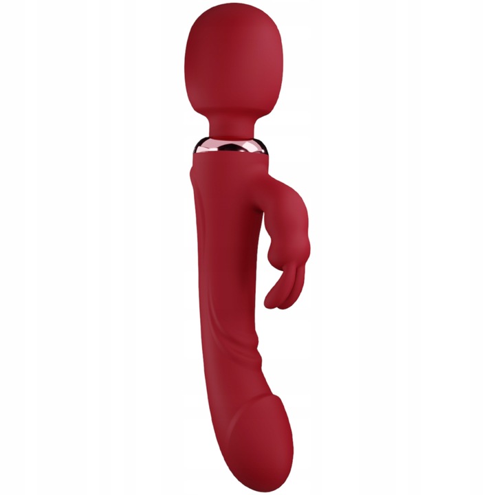 WIBRATOR KRÓLICZEK 3W1 PUNKTU G DAMSKI DWA SILNIKI MASAŻER DWUSTRONNY