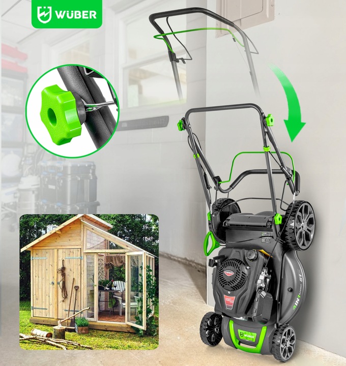 KOSIARKA SPALINOWA DO TRAWY Z NAPĘDEM MOCNA SILNIK LONCIN NAPĘD WUBER
