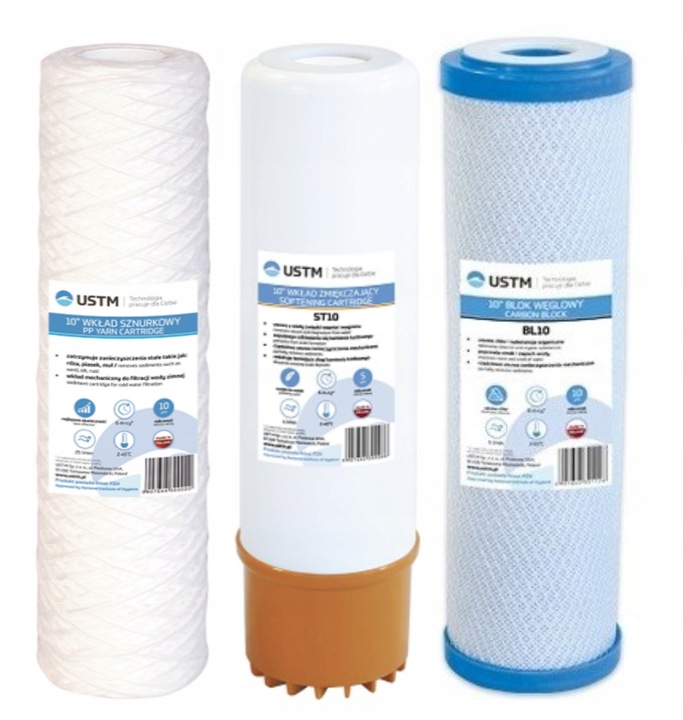 FILTR DO WODY WĘGLOWY ZMIĘKCZACZ WSTĘPNY 3/4'' KUREK