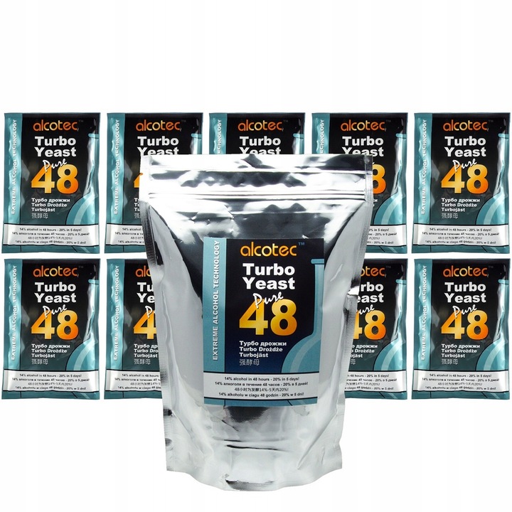Drożdże gorzelnicze Alcotec 48 Pure Turbo 1,35 kg