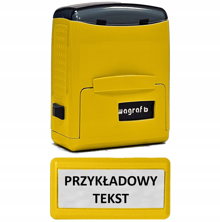 Pieczątka Wagraf B1s do 3 wersów - 12 kolorów obudowy do wyboru