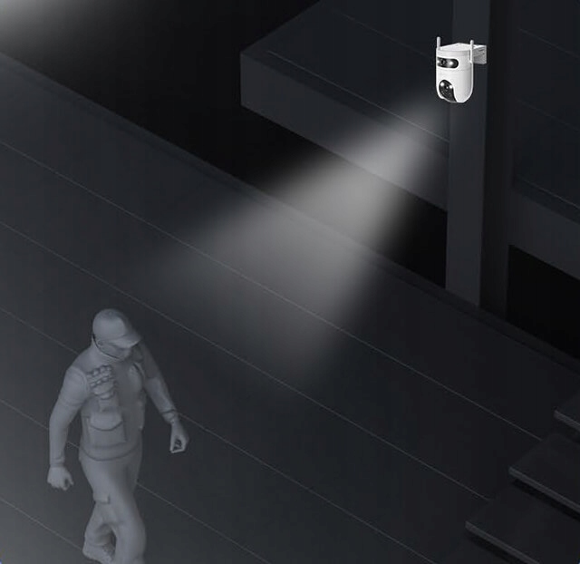 Kamera Obrotowa WiFi 2 x 5Mpx Dual LENS H9C 5MP+5MP EZVIZ 2w1 Autotracking