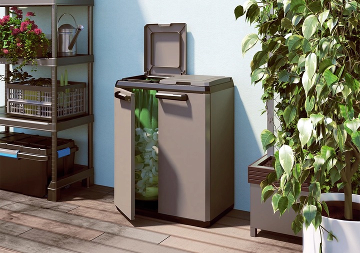 SZAFKA DO SEGREGACJI ODPADÓW SPLIT BASIC 110L 241065 KETER