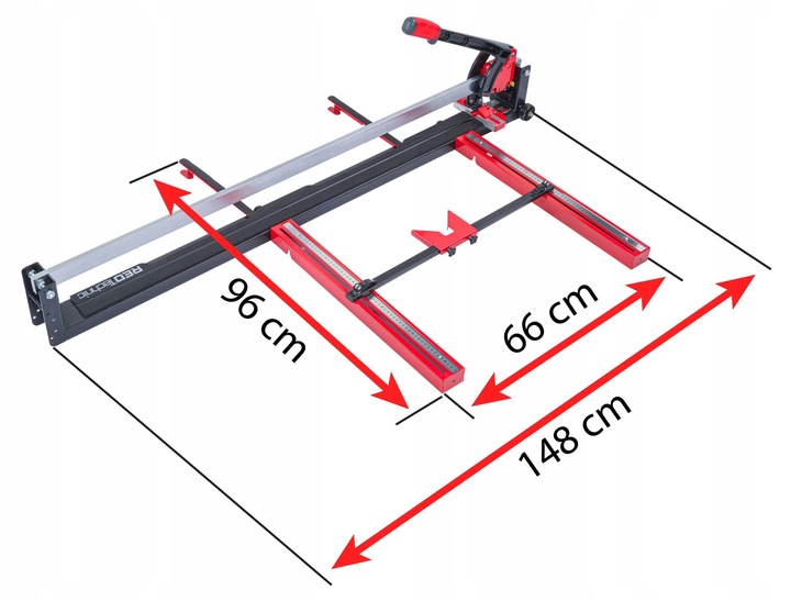 PRZECINARKA do Glazury MASZYNKA Ręczna do Cięcia Płytek LASER 1200 mm