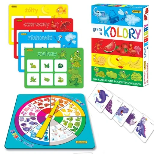 GRA EDUKACYJNA dla 4 Latka Gram w Kolory ZABAWA