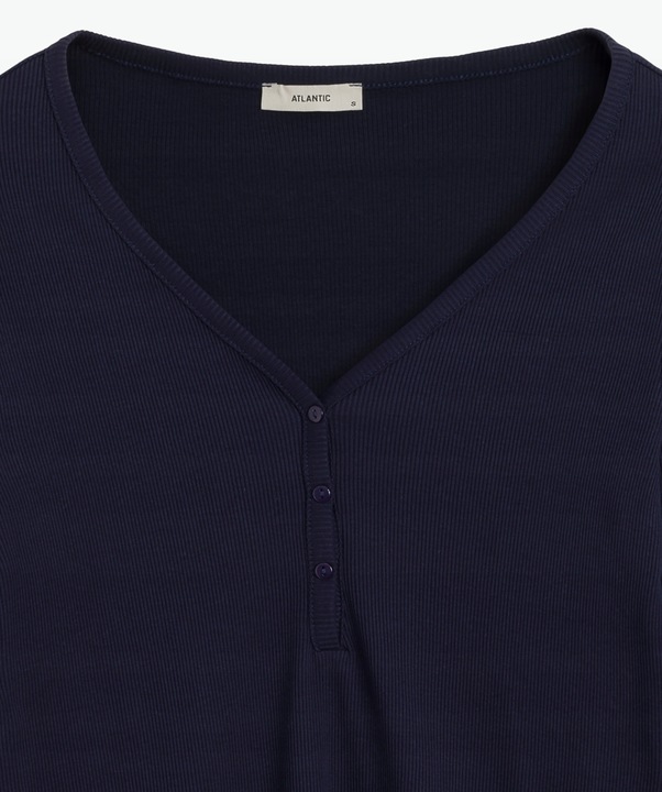 Piżama damska Atlantic NLP-482 granat L