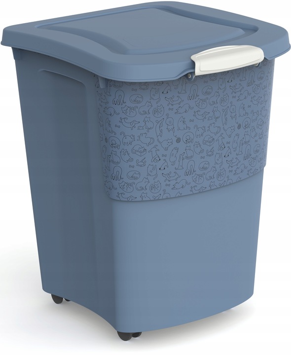 DUŻY POJEMNIK NA KARMĘ ŻWIREK DLA PSA KOTA ŁOPATKA