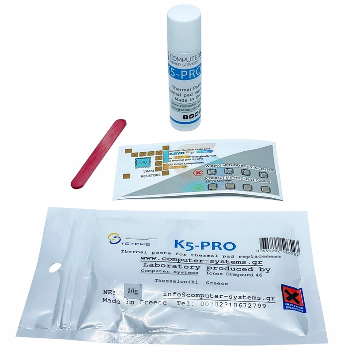 K5 PRO Viscous Therma Paste w płynie Podkładka termiczna 10g
