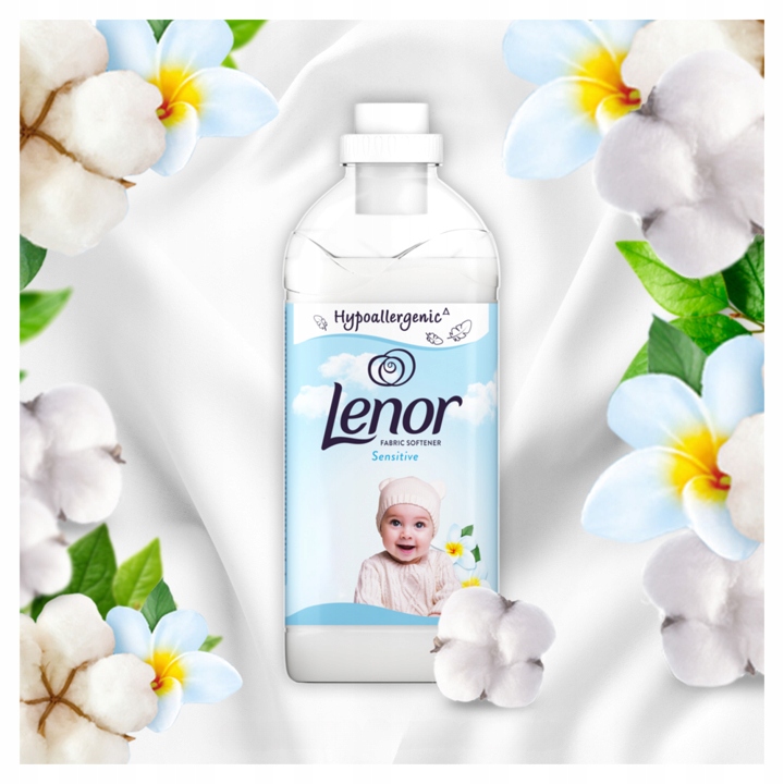 Zestaw 3x Lenor Sensitive Hipoalergiczny płyn do płukania tkanin 147