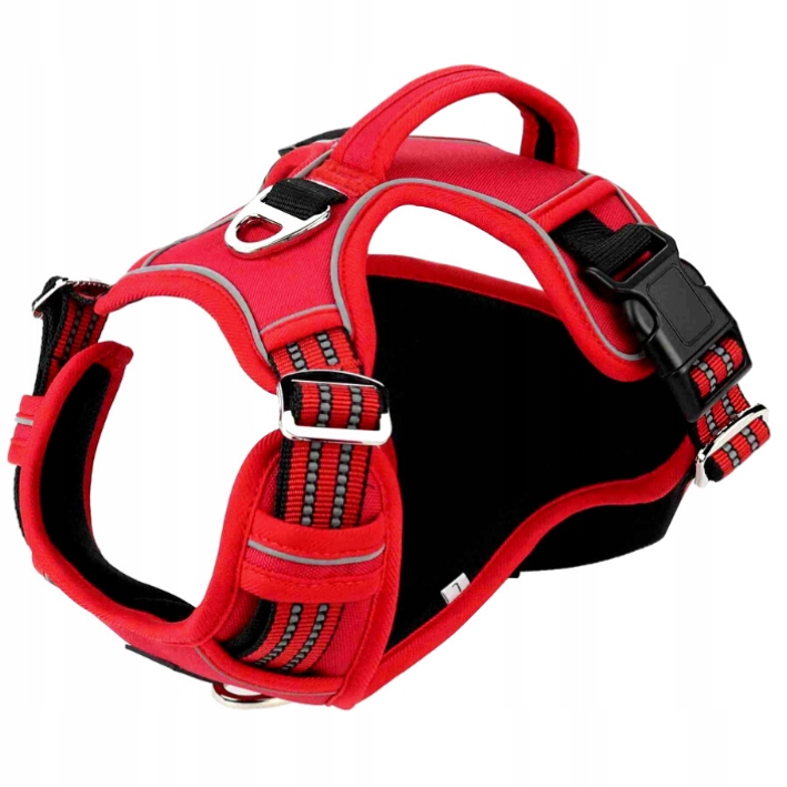 MOCNE SZELKI GUARD dla psa ALASKA odblask red M
