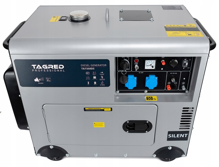 DIESEL AGREGAT PRĄDOTWÓRCZY 7350W JEDNOFAZOWY 230V