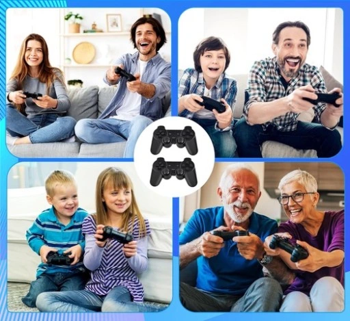 KONSOLA RETRO TV GRA TELEWIZYJNA EMULATOR BEZPRZEWODOWE PADY