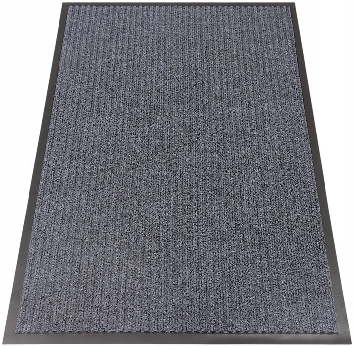 WYCIERACZKA POD DRZWI ZEWNĘTRZNA WEJŚCIOWA 80x120 DUŻA MATA DO BUTÓW SZARA