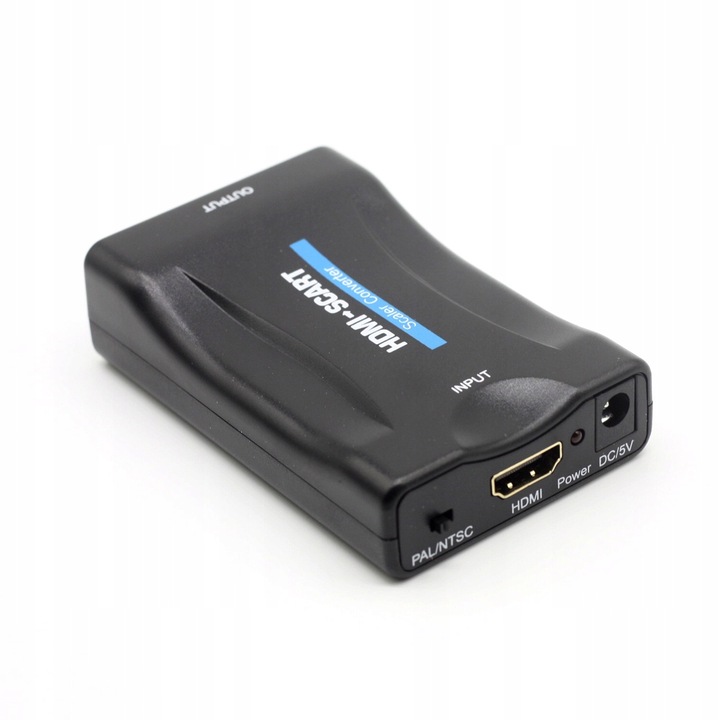 Konwerter Adapter HDMI 1080P 50Hz/60Hz na SCART Sygnał Cyfrowy Na Analogowy