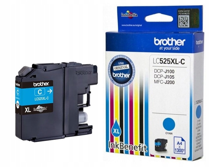 4x Tusze BROTHER DCP-j105 j100 Oryginalny Zestaw Tuszy tonerów oryginalnych