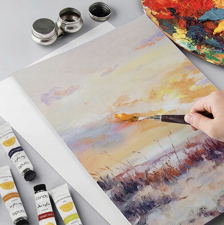 12 szt PŁÓTNO DO MALOWANIA 24x30 cm PODOBRAZIE MALARSKIE PODOBRAZIA +GRATIS