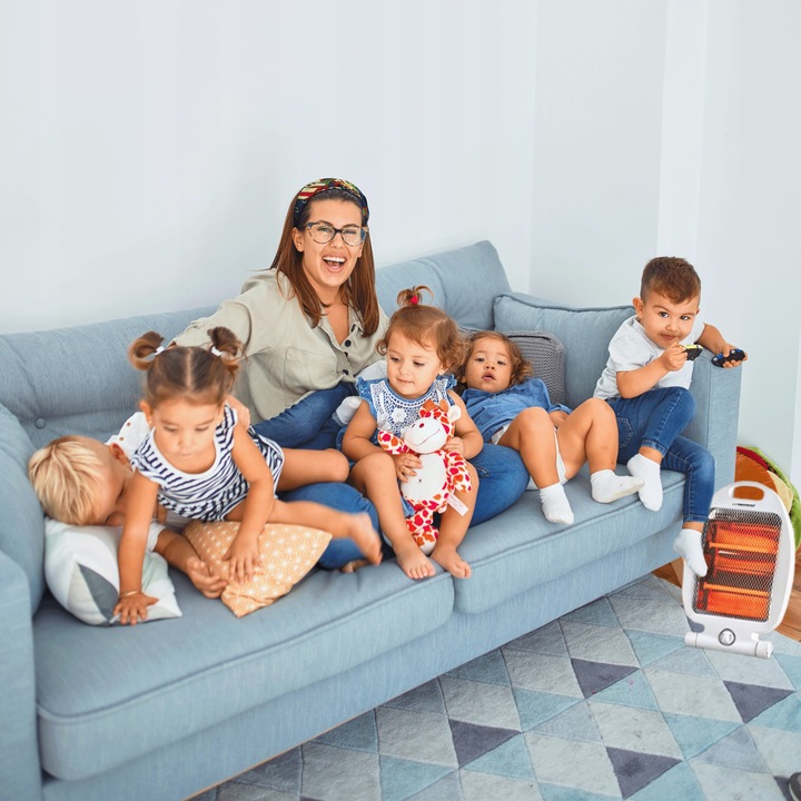 GRZEJNIK ELEKTRYCZNY NA PODCZERWIEŃ OGRZEWACZ FARELKA 800W PIECYK