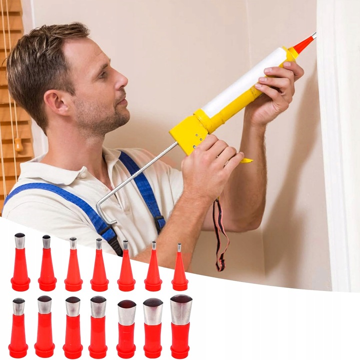 Końcówki do Silikonu Silikonowania Dysza Wyciskacz Aplikator Tubowy 32