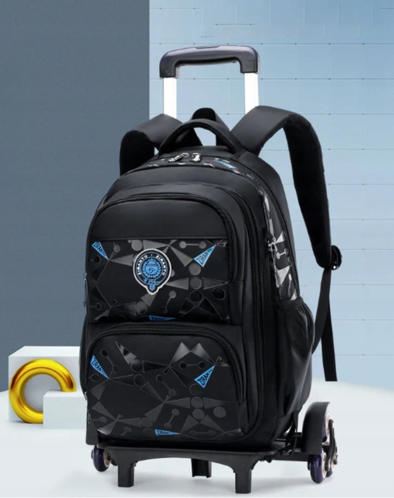 PLECAK SZKOLNY TORNISTER NA KÓŁKACH WALIZKA DLA DZIECI DLA CHŁOPCA POJEMNY