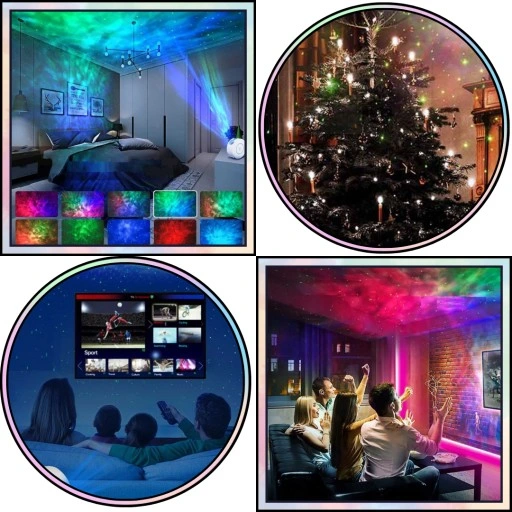 SMART Projektor Lampka Nocna LED Rzutnik GWIAZD