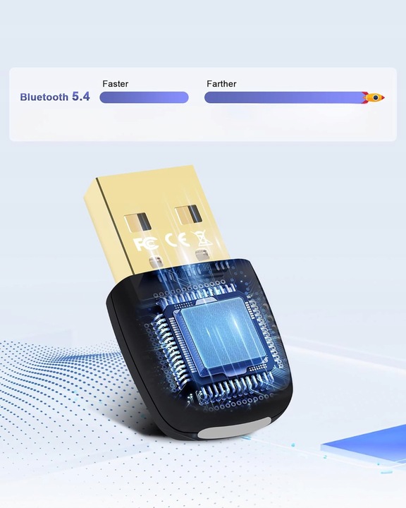Adapter Bluetooth 5.4 USB do Komputera PC DONGLE SOUNIX