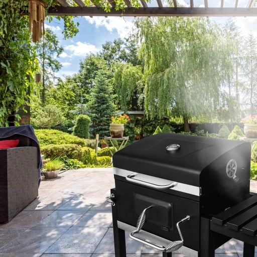 Grill Węglowy ogrodowy z żeliwnym rusztem 57 x 43 cm