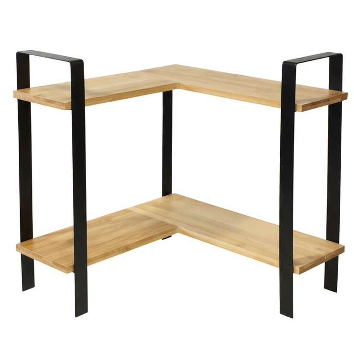 STOJAK NA PRZYPRAWY REGAŁ BAMBUSOWY DREWNIANY ORGANIZER PÓŁKI