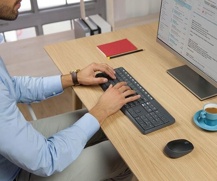 ZESTAW BEZPRZEWODOWY KLAW+MYSZ LOGITECH MK235