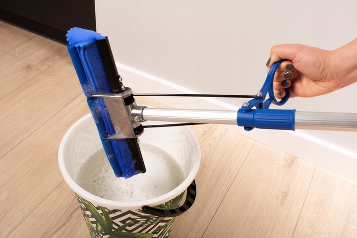 Mop gąbkowy TOP 27cm do podłóg ściągaczka wyciskany kij teleskopowy York