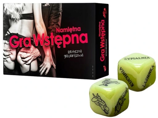 Gra Erotyczna Wstępna Planszowa Dla Par + Kości Miłości Kamasutra Świecące