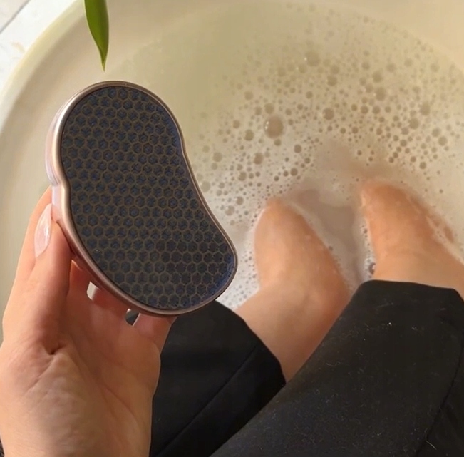 GLOV Pumeks tarka do stóp z nano szkła różowa – usuwa zrogowaciały naskórek