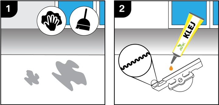 80x ZACZEP DO MONTAŻU SIATKA NA BALKON DLA KOTA PTAKI BEZ WIERCENIA + KLEJ