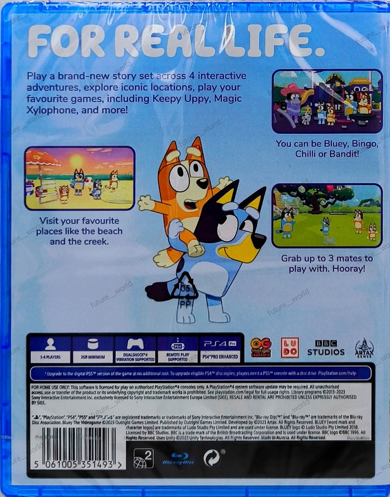 BLUEY THE VIDEOGAME / PS4 / POLSKI DUBBING / NOWA