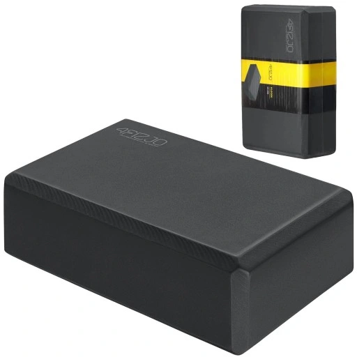 Kostka do jogi 4fizjo YB01 23x15x7,5 cm czarna