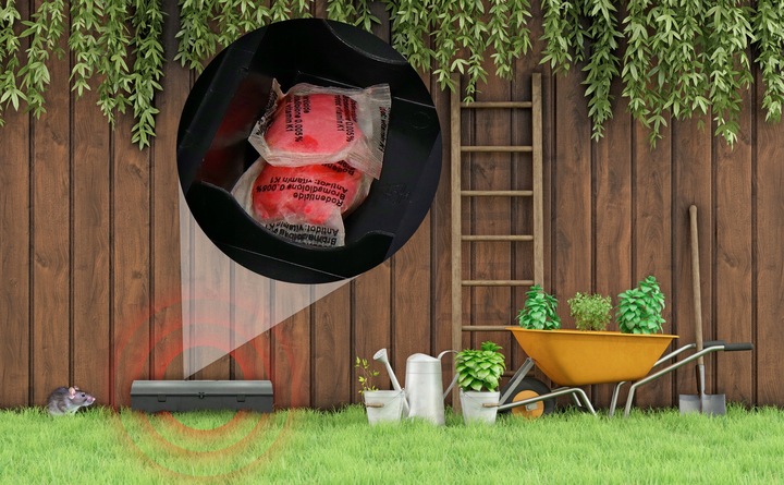 RATIMOR NA MYSZY PASTA CZERWONA NA SZCZURY 1,5KG BROMADIOLONE