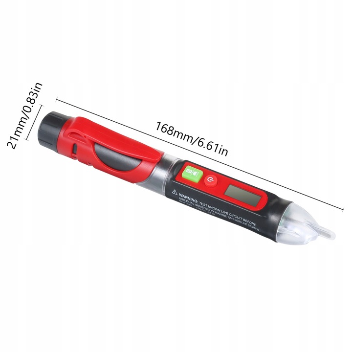 PRÓBNIK NAPIĘCIA TESTER GNIAZDEK ELEKTRYCZNYCH AC BEZDOTYKOWAY