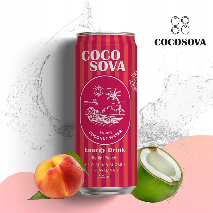 Cocosova Zestaw Degustacyjny nr2 – 4 Smaki Wody Kokosowej | 12 Puszekx320ml