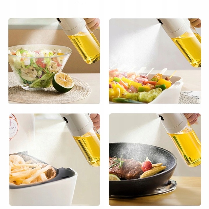 SPRYSKIWACZ DO OLIWY OLEJU SZKLANY DOZOWNIK SPRAY ATOMIZER WYGODNY 550ML