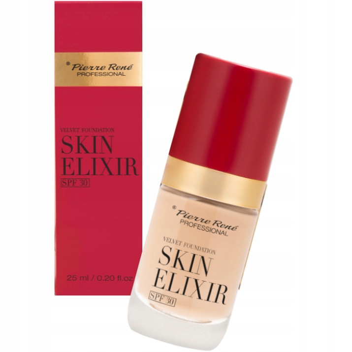 PIERRE RENE FLUID PODKŁAD KRYJĄCY DO TWARZY SKIN ELIXIR 02 NATURAL