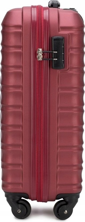 Nowoczesna Mała walizka WITTCHEN 56-3A-311 bordowa