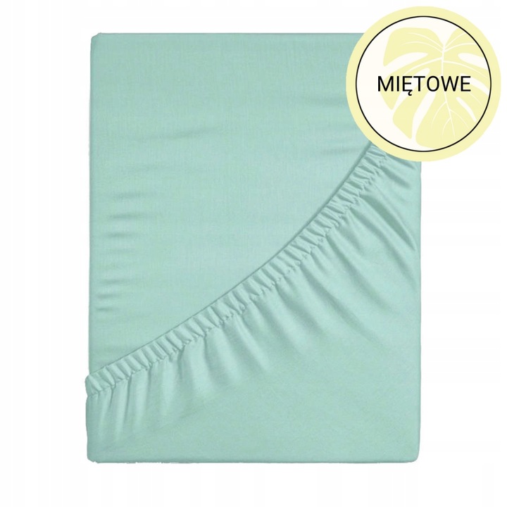Bawełniane prześcieradło z gumką 180x200 kolory