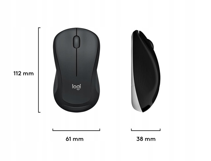 Zestaw Logitech MK540 Bezprzewodowy Klawiatura i Mysz QWERTY czarny