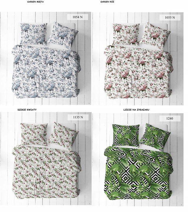 KOMPLET POŚCIELI BAWEŁNIANEJ BAWEŁNA 140x200cm+ 2x70x80 cm