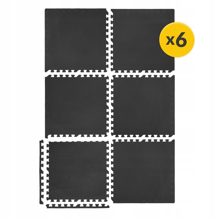 MATA PUZZLE POD SPRZĘT DO ĆWICZEŃ 6 SZT 2.16m2 OCHRONNA PODŁOGA NA