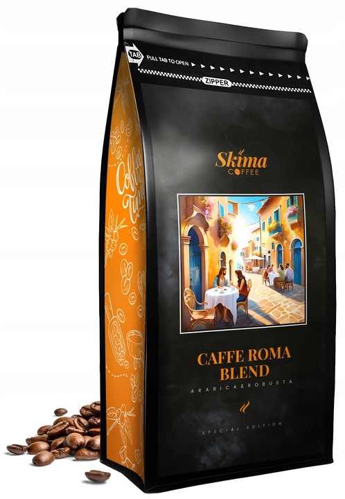 Kawa ziarnista 1kg CAFFE ROMA BLEND (SPECIAL EDITION) do ekspresu +