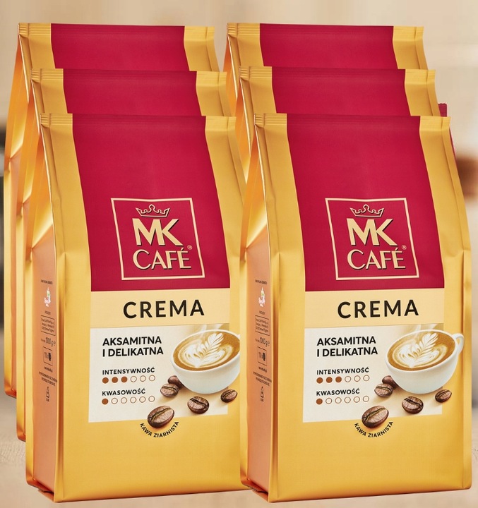 Kawa ziarnista MK Cafe Crema 6x1kg