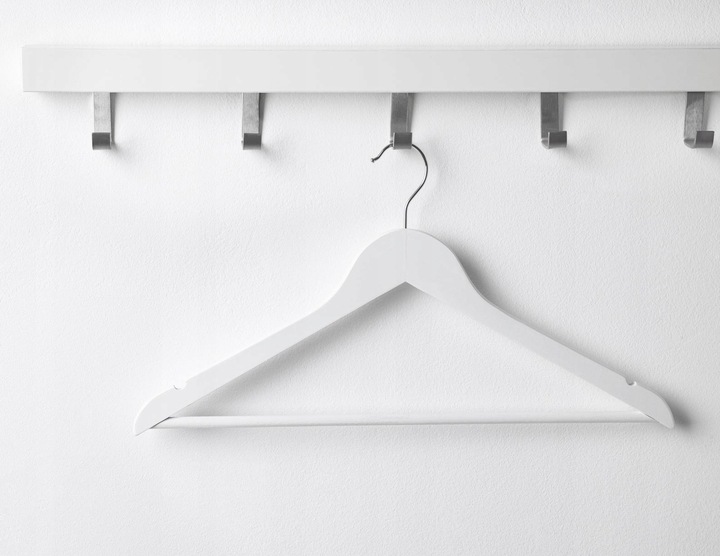 10SZT WIESZAK DREWNIANY ZESTAW WIESZAKI DREWNIANE UBRANIA GARDEROBY