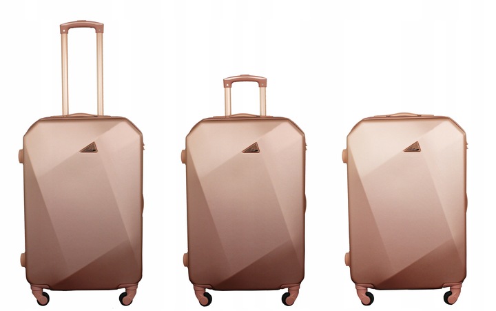 WALIZKA PODRÓŻNA ELEGANCKA MOCNA ABS 4 KÓŁKA XL