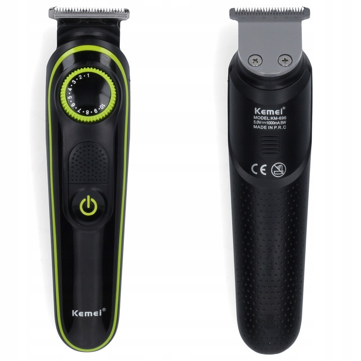 GOLARKA MĘSKA TRYMER DO BRODY WLOSÓW ZESTAW 5W1 KEMEI BARBER USB