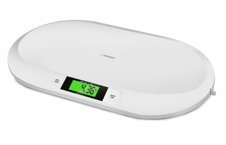 PRECYZYJNA WAGA DZIECIĘCA NIEMOWLĘCA DLA NIEMOWLĄT DO 20KG + MIARKA